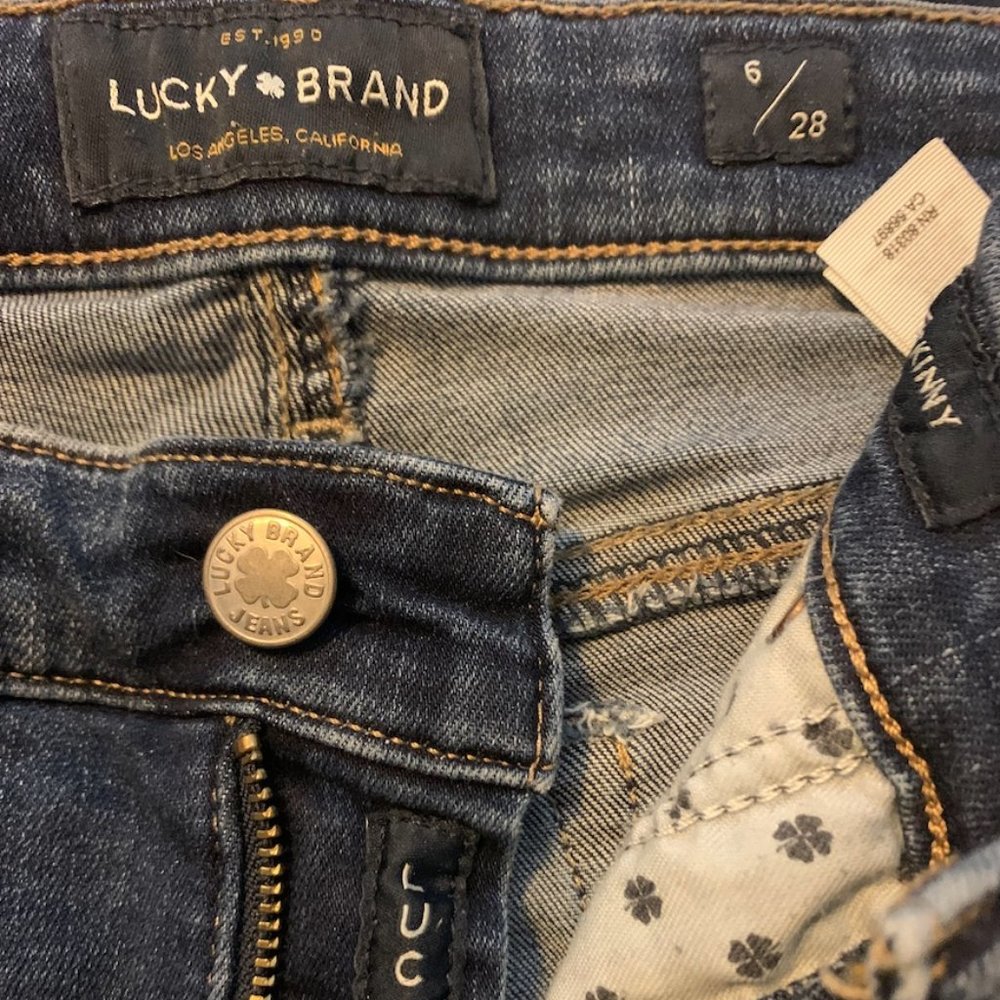 Lucky Brand Skinny Jeans Size 28/6